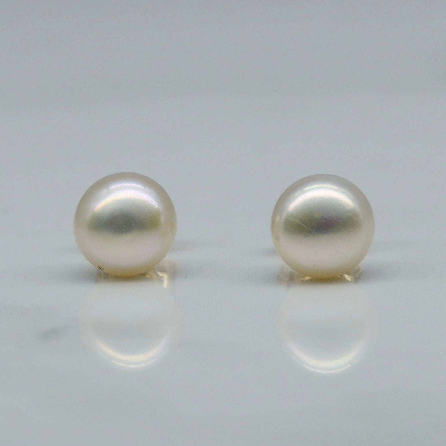 'Bespoke' Classic Pearl Stud Earrings |