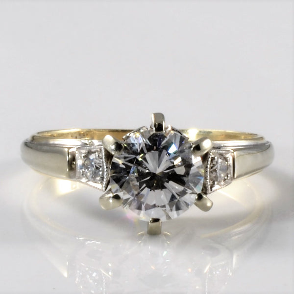 1940s Elegant Six Prong Engagement Ring | 1.13ctw | SZ 5.25 |
