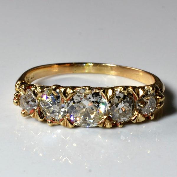Old Mine Cut Diamond Engagement Ring | 2.10ctw | SZ 8.75 |