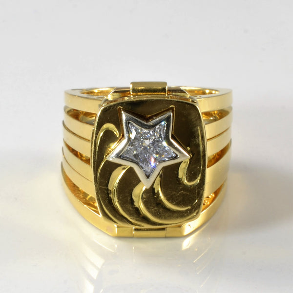 'Costen Catbalue' Custom Star Diamond Bracelet/Ring | 1.50ctw |