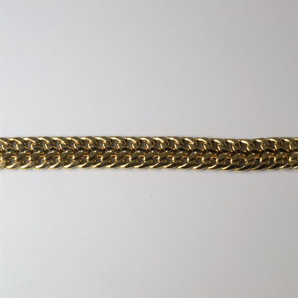 Parallel Curb Chain Bracelet | 7.5