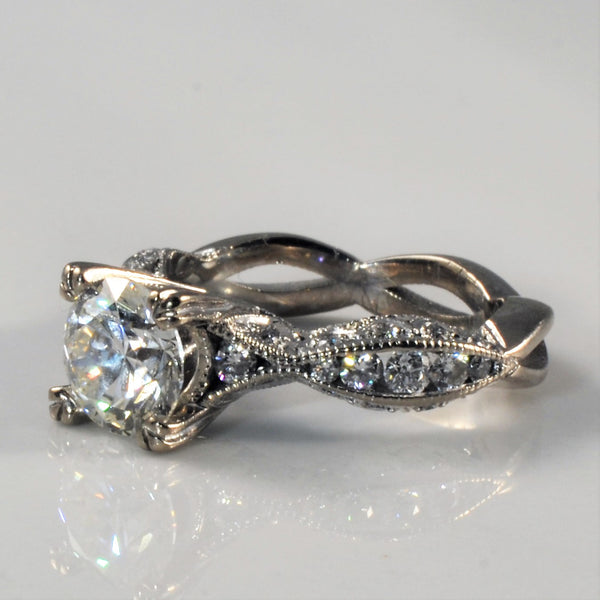 'Tacori' Classic Crescent Engagement Ring | 1.47ctw | SZ 4 |