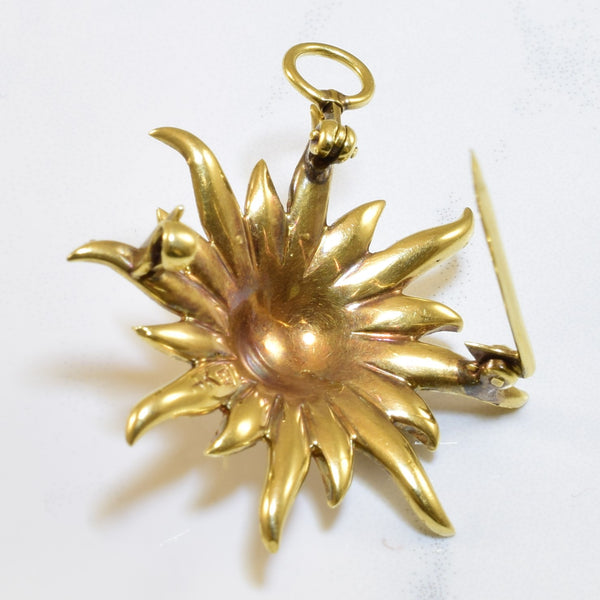 1930s Seed Pearl Convertible Brooch/Pendant | 1.60ctw |