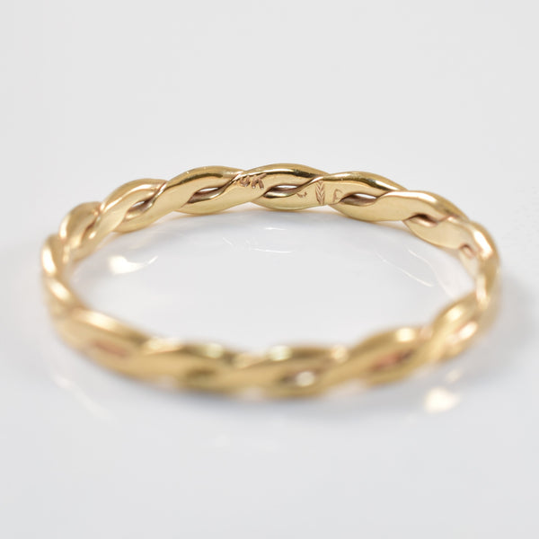 Yellow Gold Twisted Band | SZ 6.25 |