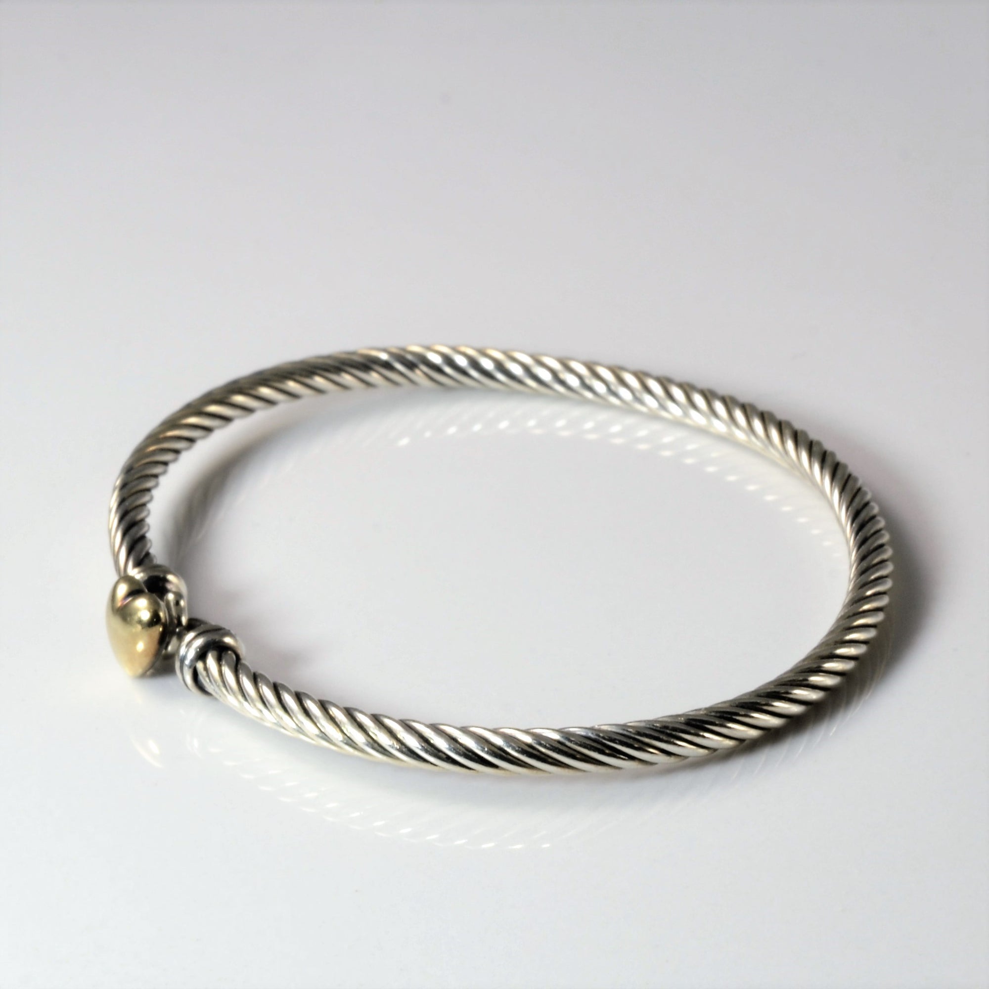 'David Yurman' Cable Collectibles Heart Bracelet | 6