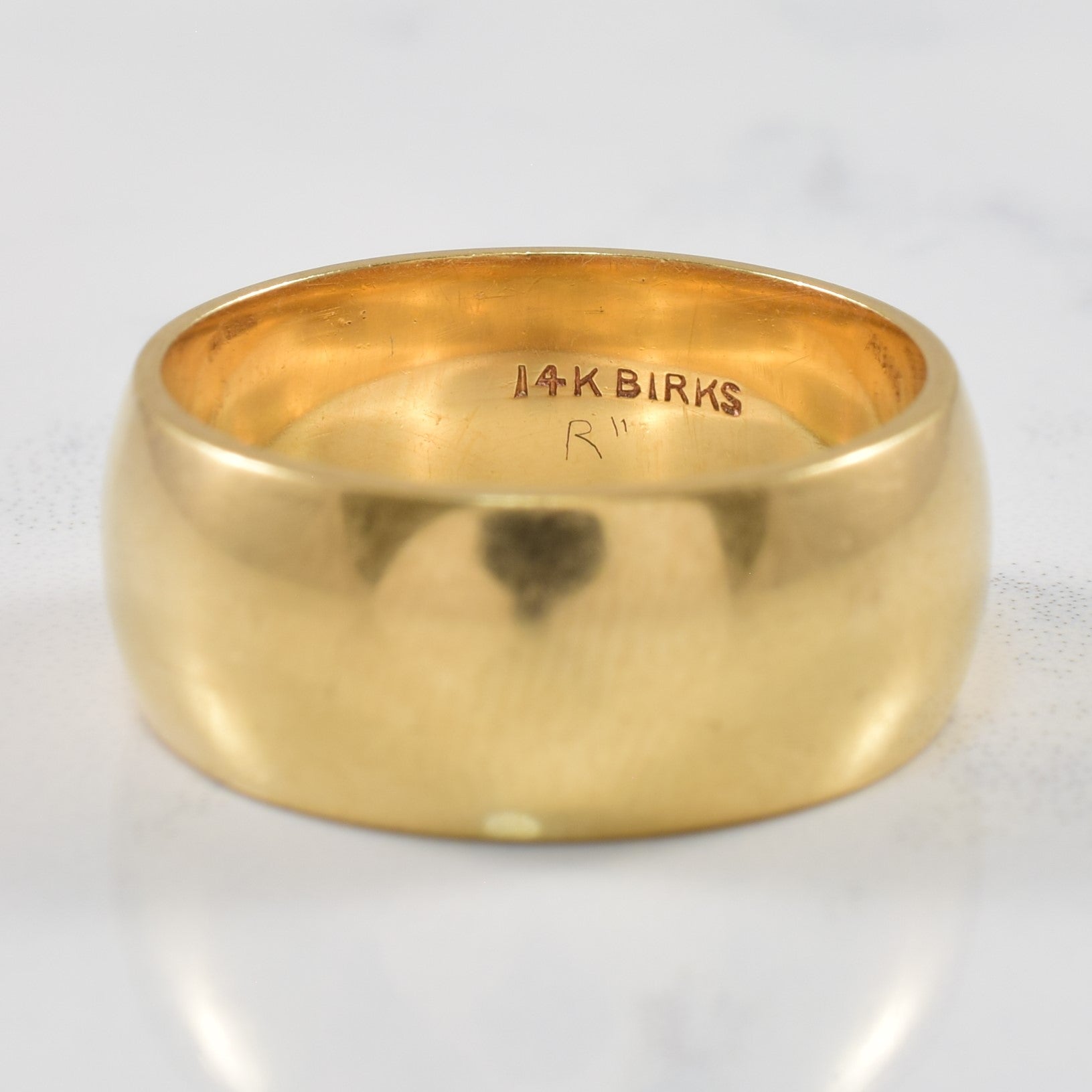 Yellow Gold Wide Band | SZ 7 |
