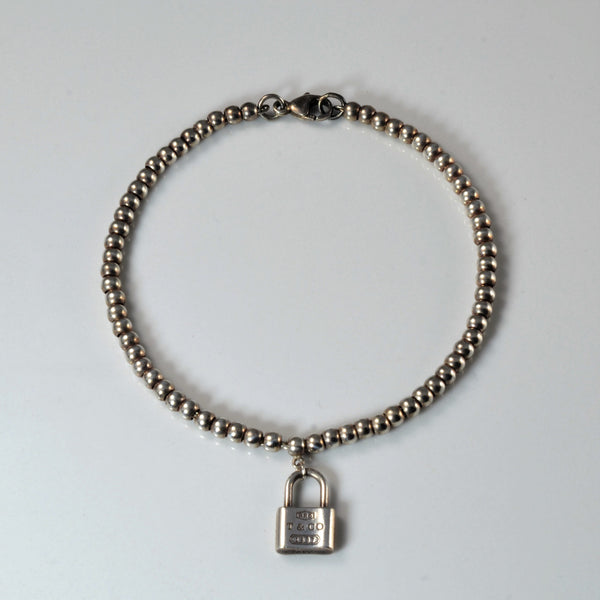 'Tiffany & Co.' 1837 Lock Bead Bracelet | 7