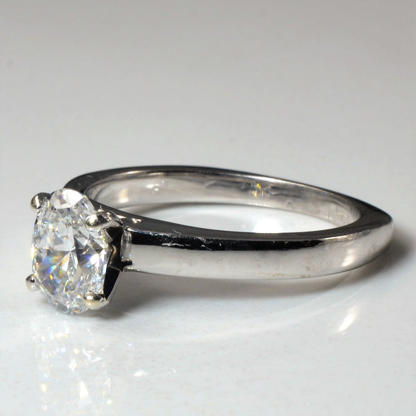 Solitaire Oval Diamond Engagement Ring | 1.20ct | SZ 7 |