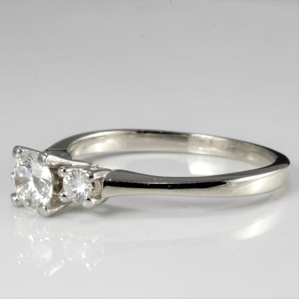 Birks' Three Stone Diamond Engagement Ring | 0.47 ctw | SZ 6 |