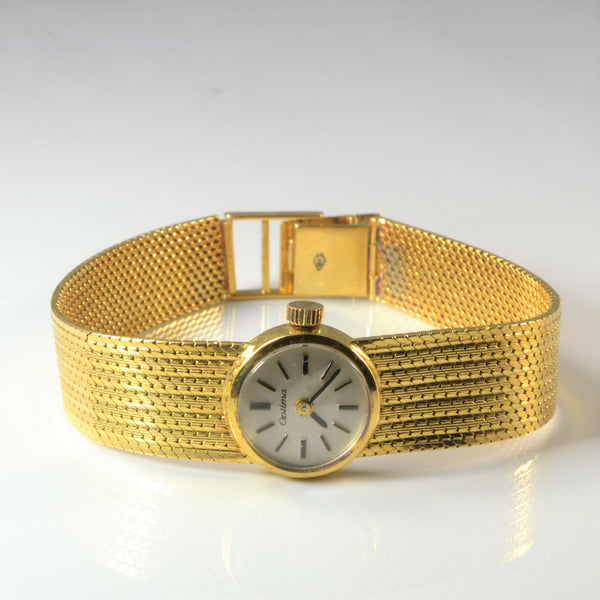 'Optima' 18k Yellow Gold Watch | 7