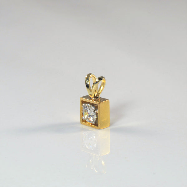 'Bespoke' 1920s Diamond Pendant | 0.30ct |
