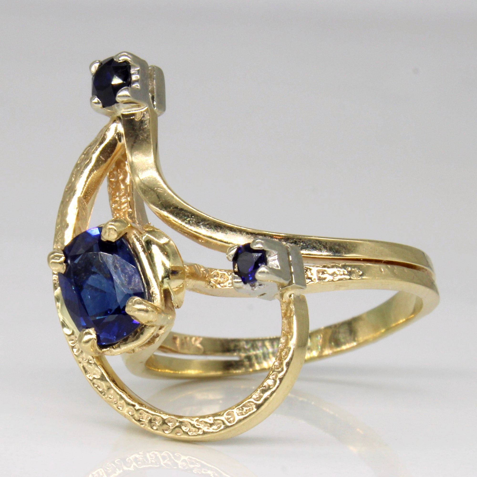 Sapphire Abstract Ring | 1.12ctw | SZ 6.75 |