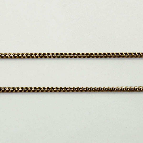 10k Yellow Gold Birdcage Link Chain | 21