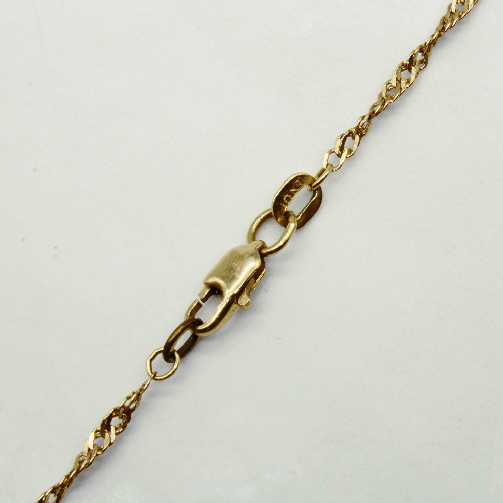 10k Yellow Gold Rope Link Chain | 24