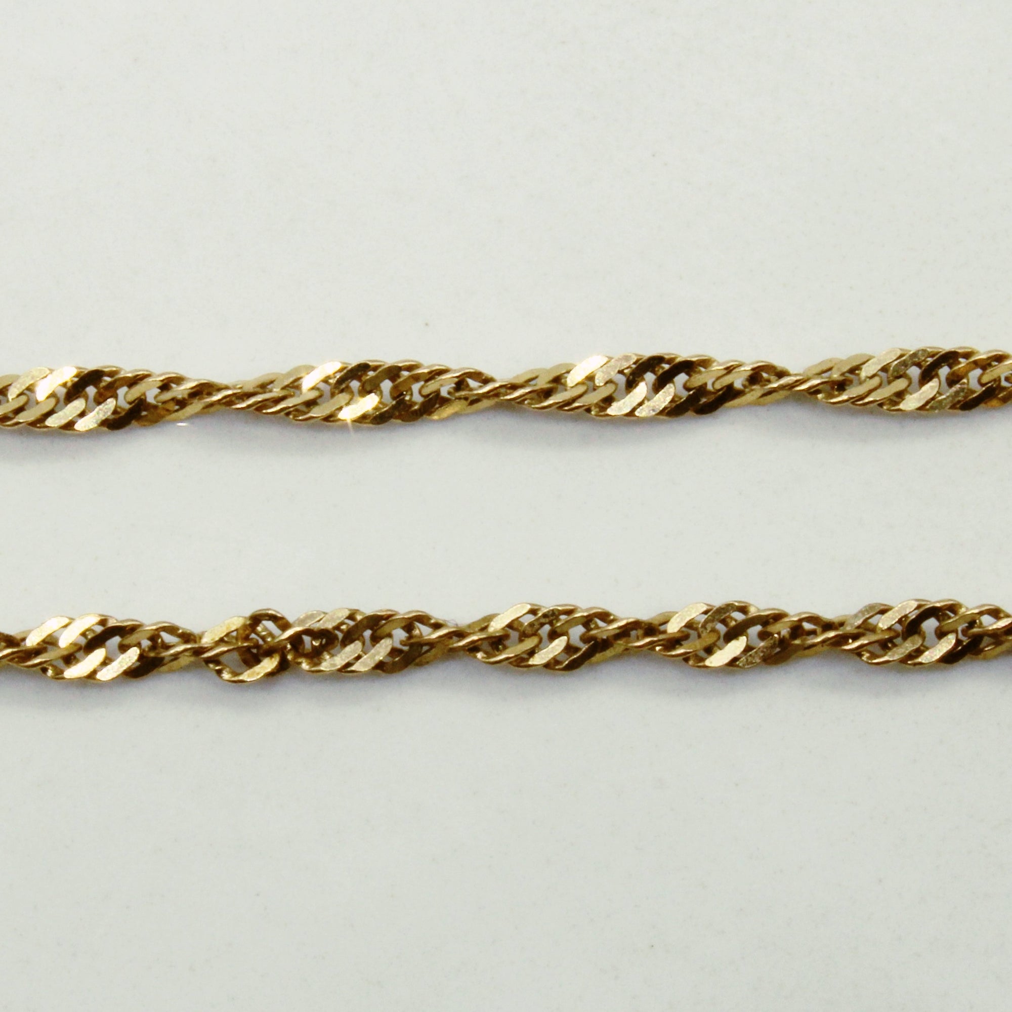 10k Yellow Gold Rope Link Chain | 18