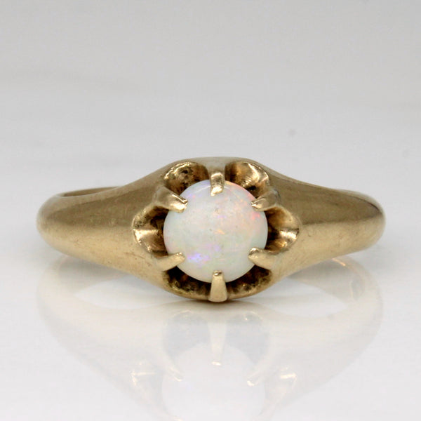 Opal Claw Set Ring | 0.32ct | SZ 6.25 |