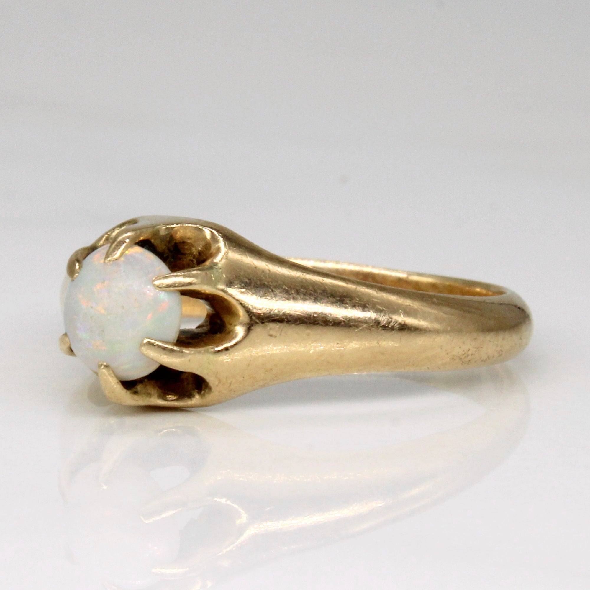 Opal Claw Set Ring | 0.32ct | SZ 6.25 |
