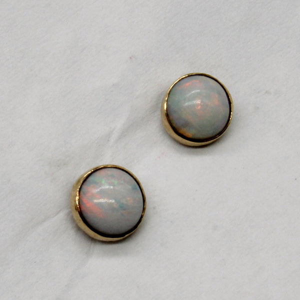 Opal Stud Earrings | 0.60ctw |