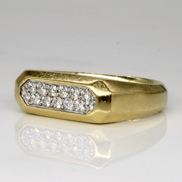 'David Yurman' Diamond Cluster Ring | 0.32ctw | SZ 9 |