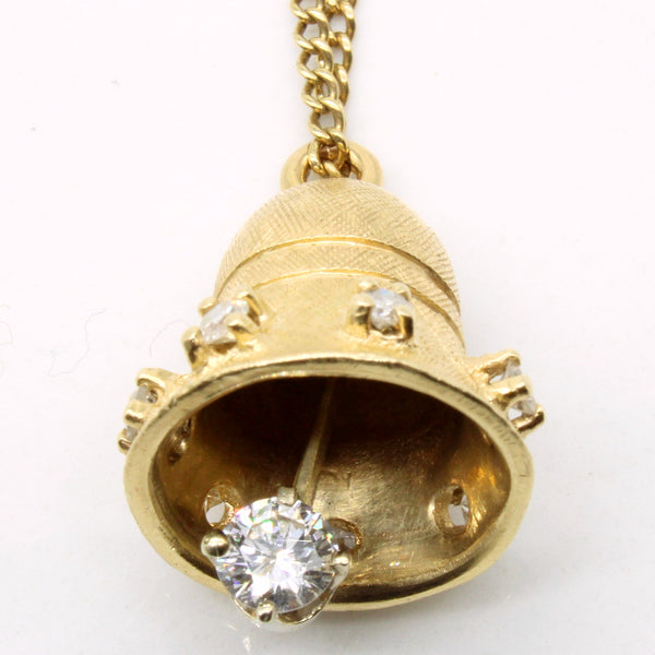 Diamond Bell Necklace | 0.63ctw | 26