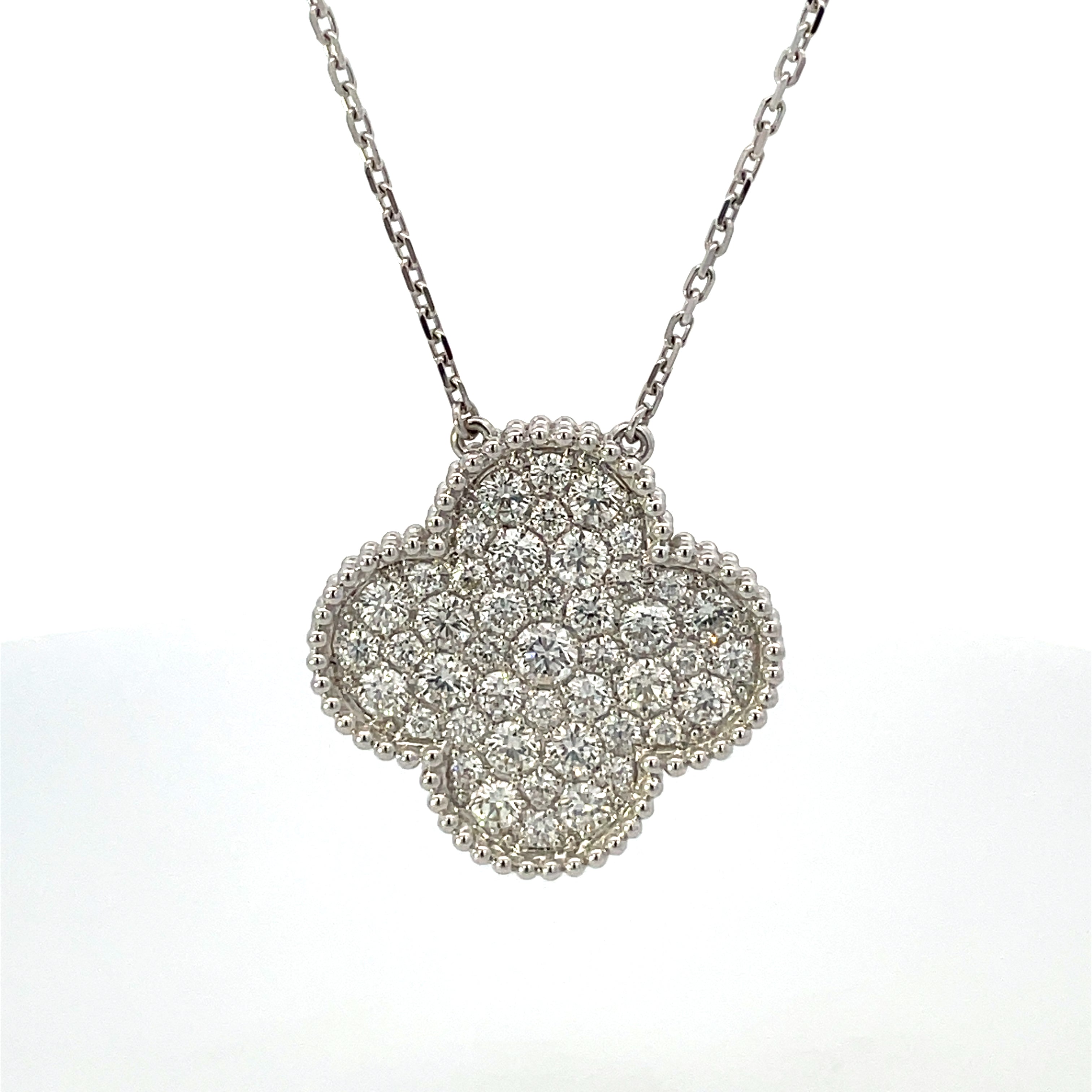 Magic Alhambra Pendant Diamond Van Cleef Necklace Van Cleef