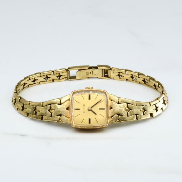 'Birks' Yellow Gold Watch | 8