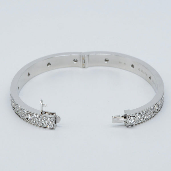 CARTIER Love Bracelet, Diamond-Paved | 3.15ctw |