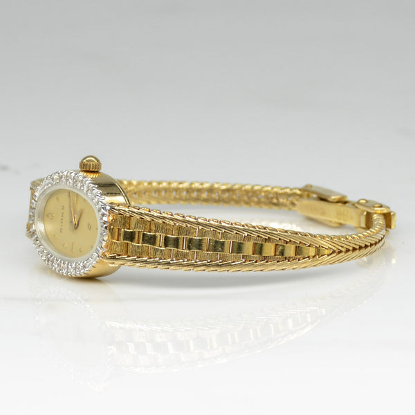 'Birks' Diamond Wristwatch | 5.5