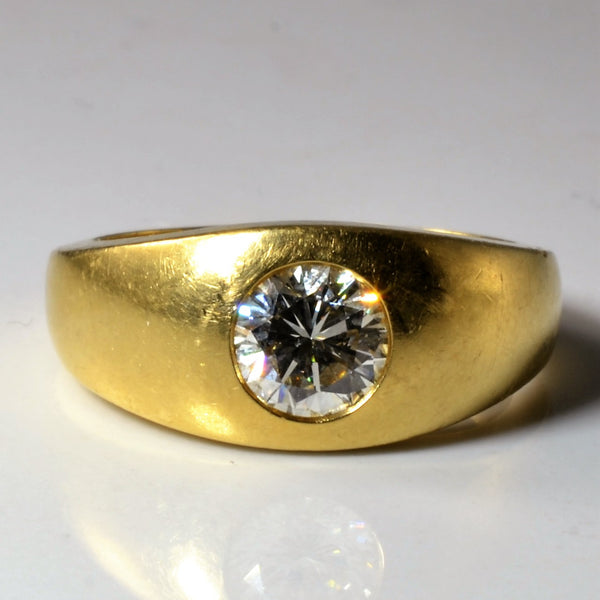 'Birks' Gypsy Set Solitaire Diamond Ring | 1.21ct | SZ 9.5 |