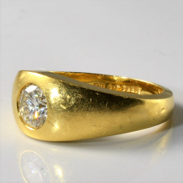 'Birks' Gypsy Set Solitaire Diamond Ring | 1.21ct | SZ 9.5 |