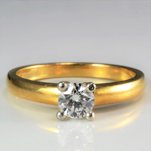 Birks' Solitaire Diamond Engagement Ring | 0.35 ct | VS1, H | SZ 6.25 |