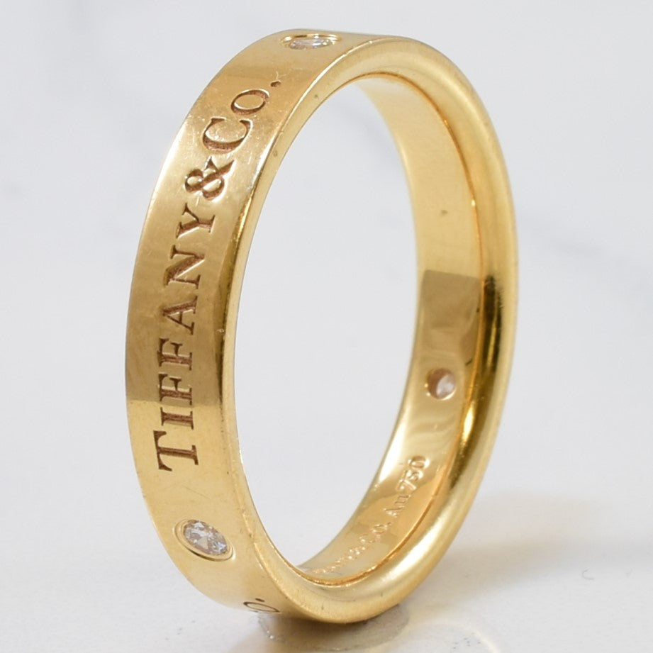 'Tiffany & Co.' Band Ring | 0.09ctw | SZ 7.5 |
