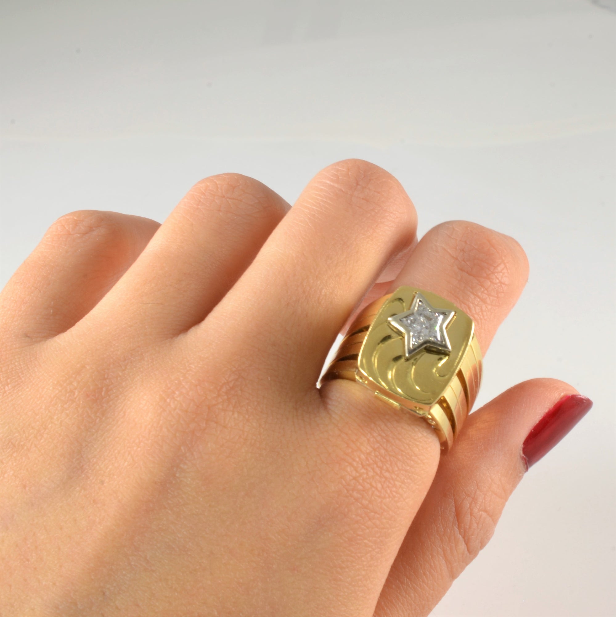 'Costen Catbalue' Custom Star Diamond Bracelet/Ring | 1.50ctw |