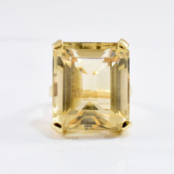 Citrine Cocktail Ring | SZ 4.5 |