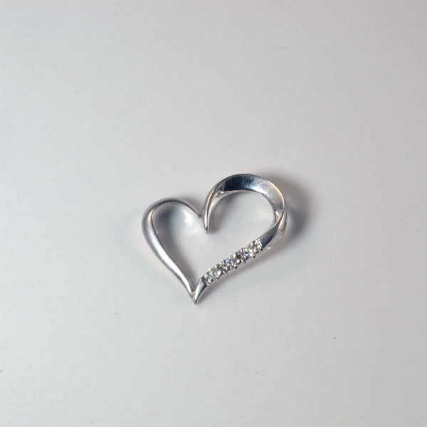 Diamond Heart Pendant | 0.03ctw |
