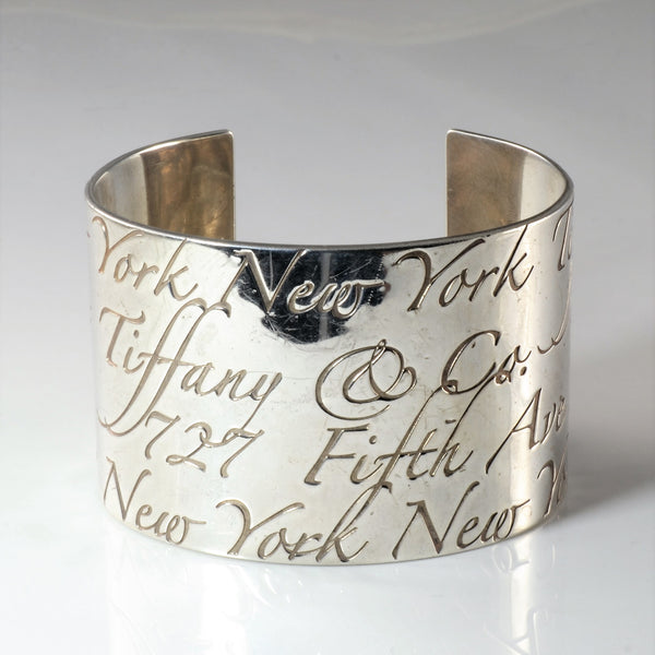 'Tiffany & Co.' Wide Notes Cuff | 5.5