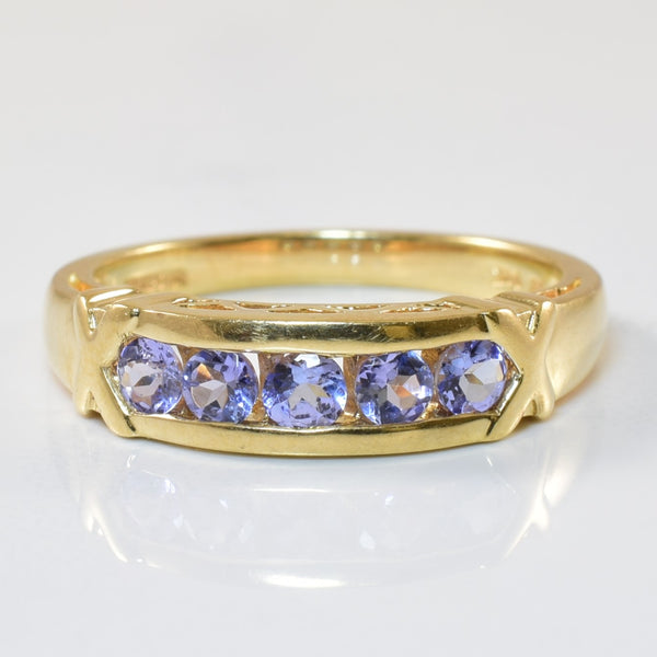 Channel Set Tanzanite Band | 0.50ctw | SZ 8 |