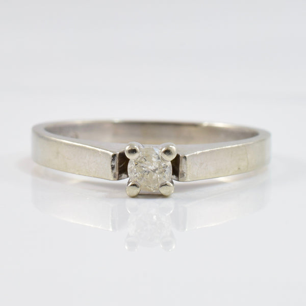 Diamond Engagement Ring | 0.13 ctw SZ 6.25 |