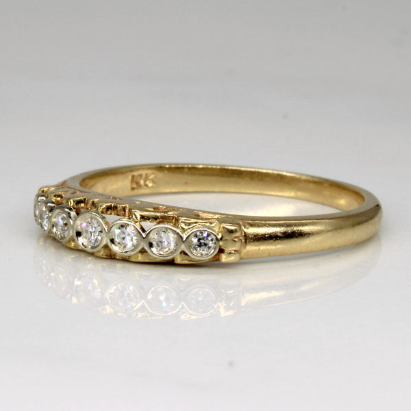 'Birks' High Profile Diamond Ring | 0.12ctw | SZ 9 |