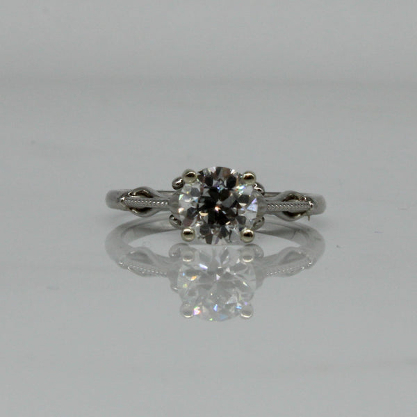 'Bespoke' Lotus Inspired Engagement Ring | 1.20ct | SZ 7 |