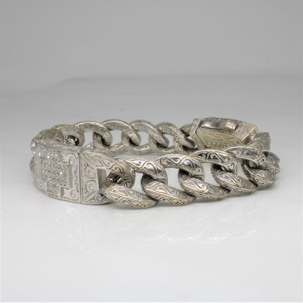 'Scott Kay' Diamond Cross Unkaged Bracelet | 0.75ctw | 9