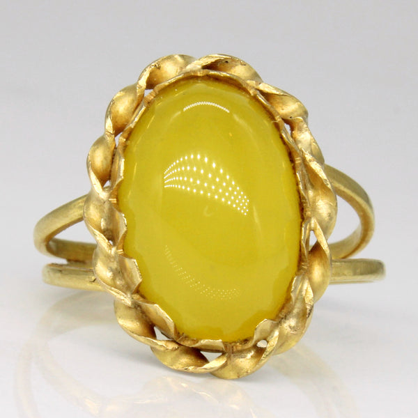 Agate Cocktail Ring | 5.90ct | SZ 7.75 |
