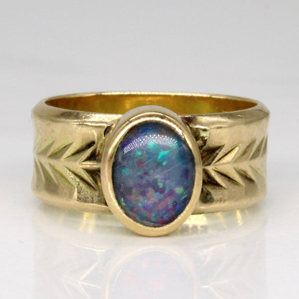 Triplet Opal Cocktail Ring | 0.76ct | SZ 4 |