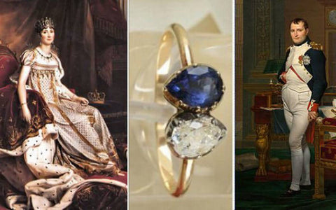 sapphire and image of Napoleon
